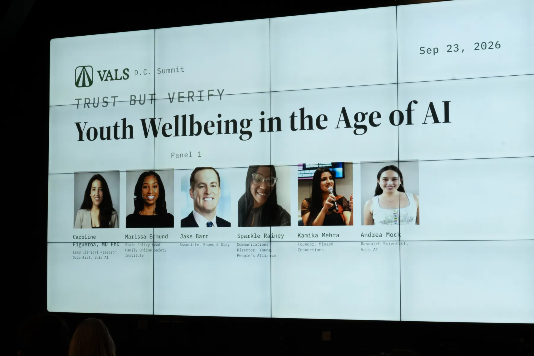 Youth Wellbeing in the Age of AI panel at the Vals Public Sector Summit (photo 3 of 11)